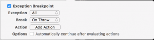 xcode Exception